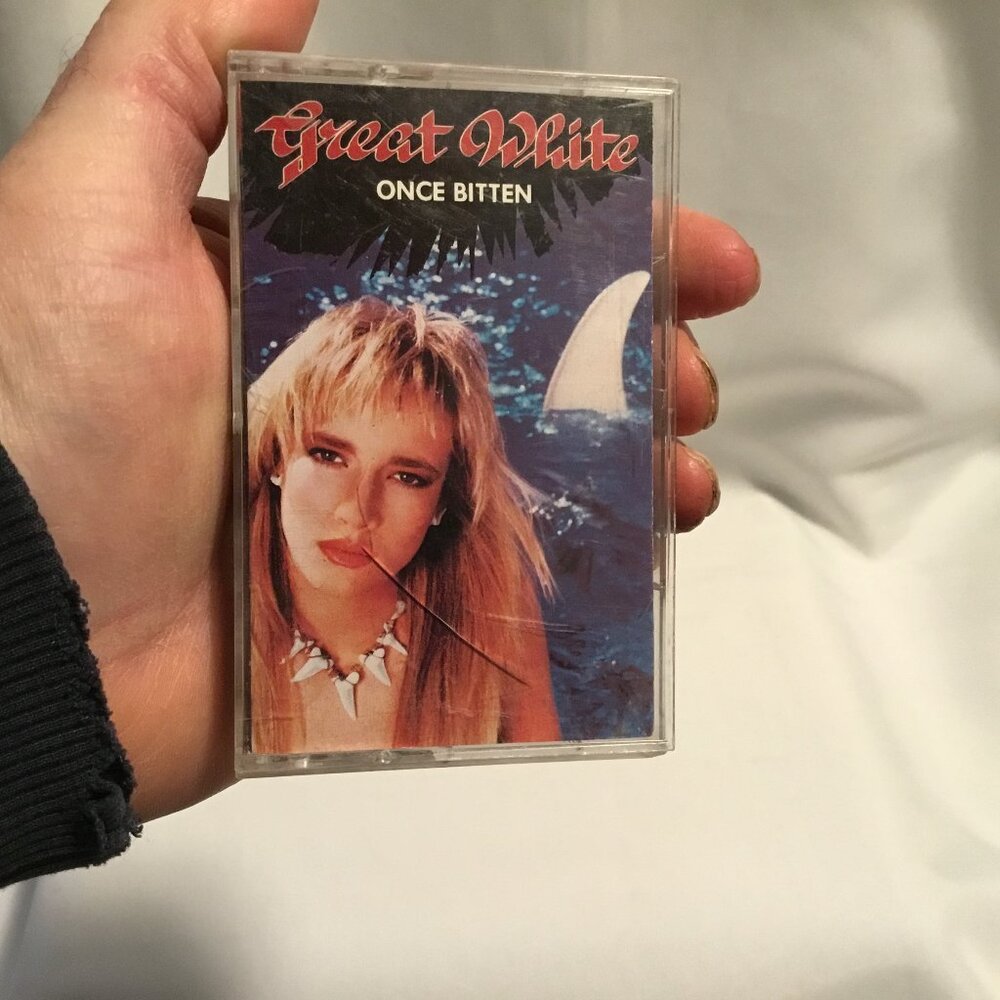 Great White: Once Bitten Cassette Tape, Heavy Metal, 1987